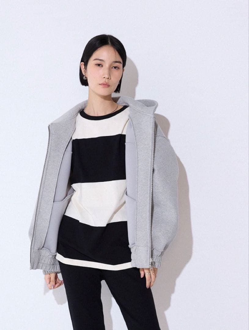 【美品】　JEANASIS ダンボールBIGブルゾン