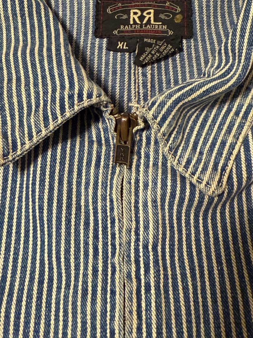 90s RRL HICKORY STRIPE JACKET 三ツ星
