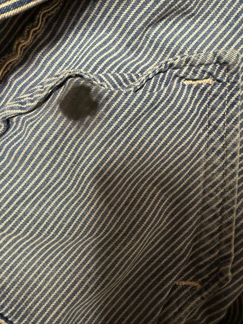 90s RRL HICKORY STRIPE JACKET 三ツ星