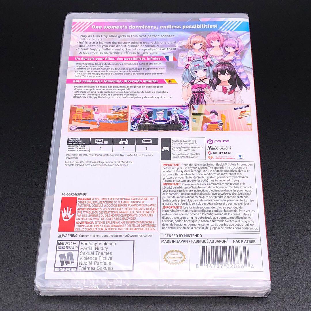 Gun Gun Pixies ガンガンピクシーズ 北米版 switch スイッチ