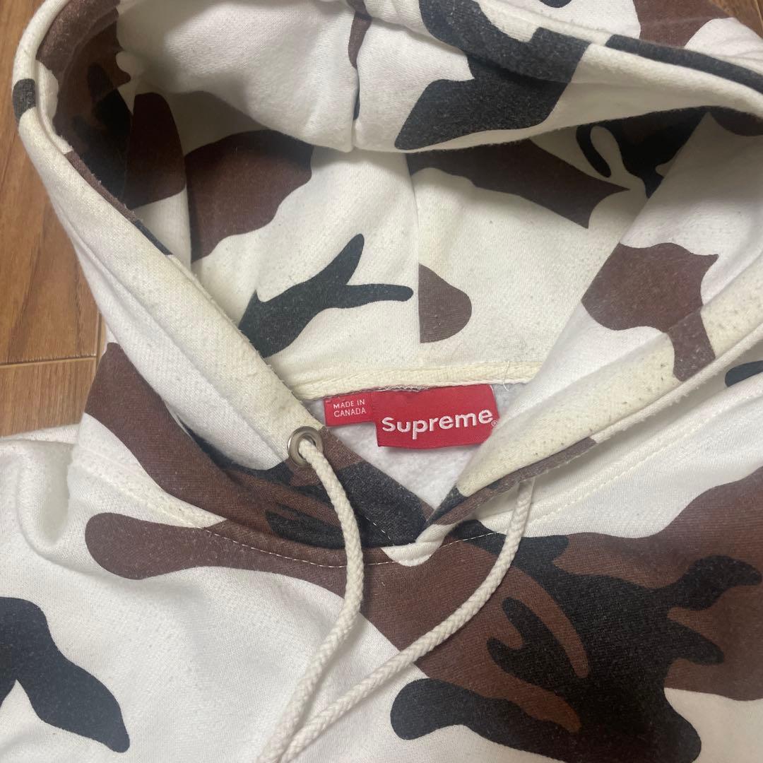 Supreme 迷彩柄 フード付きパーカー