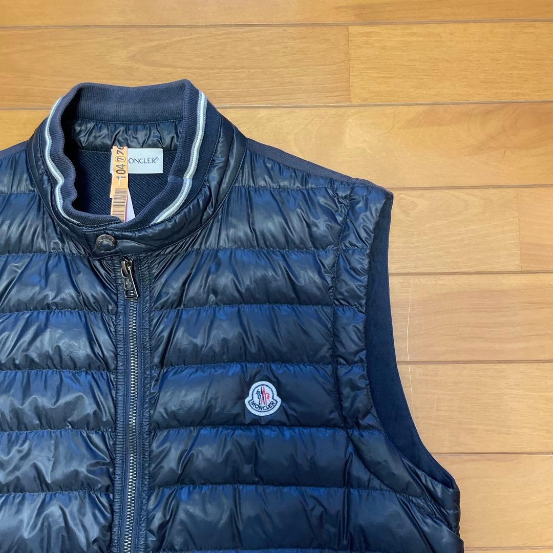 【おまけ付き☻】MONCLER ダウン× スウェット素材 ハイブリッドベスト L