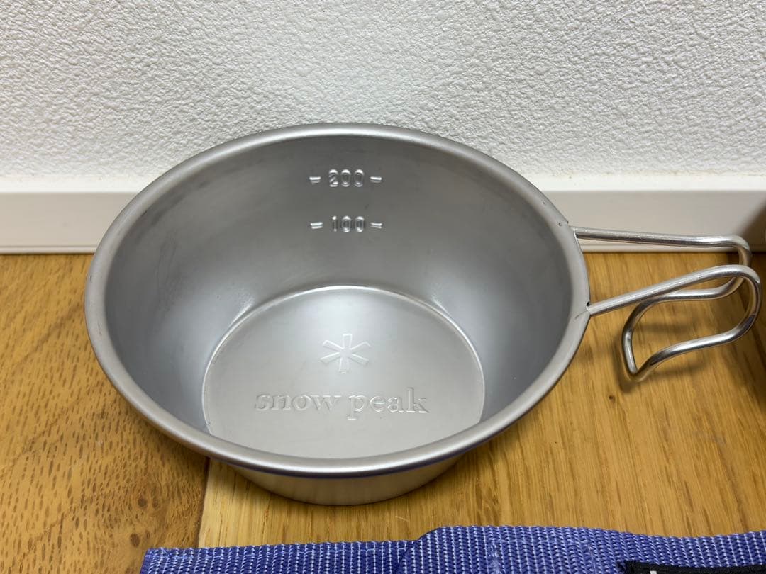 スノーピーク　ステンレスシェラカップ、和武器 L、ワッパー武器