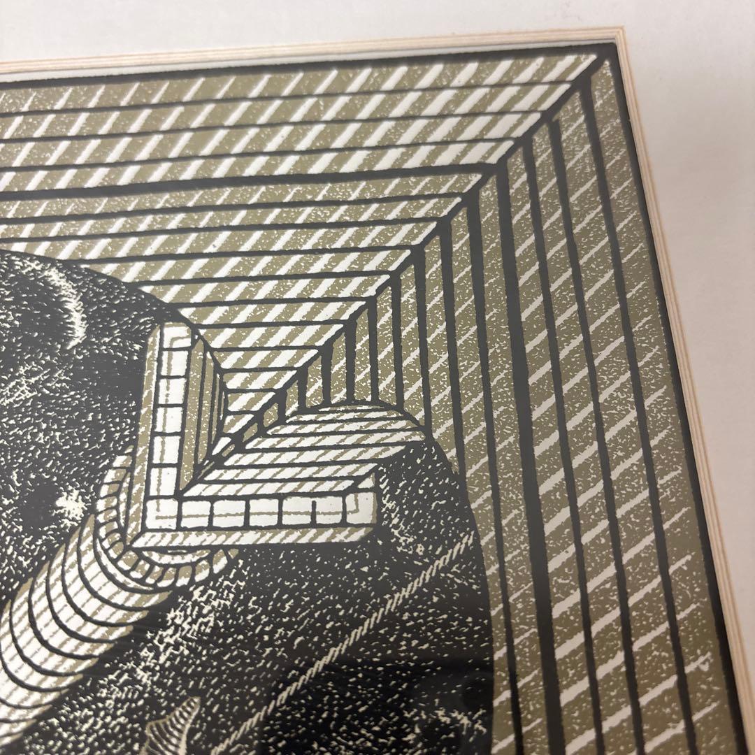 ヴィンテージ M.C. Escher ”もう一つの世界” ポスター　エッシャー