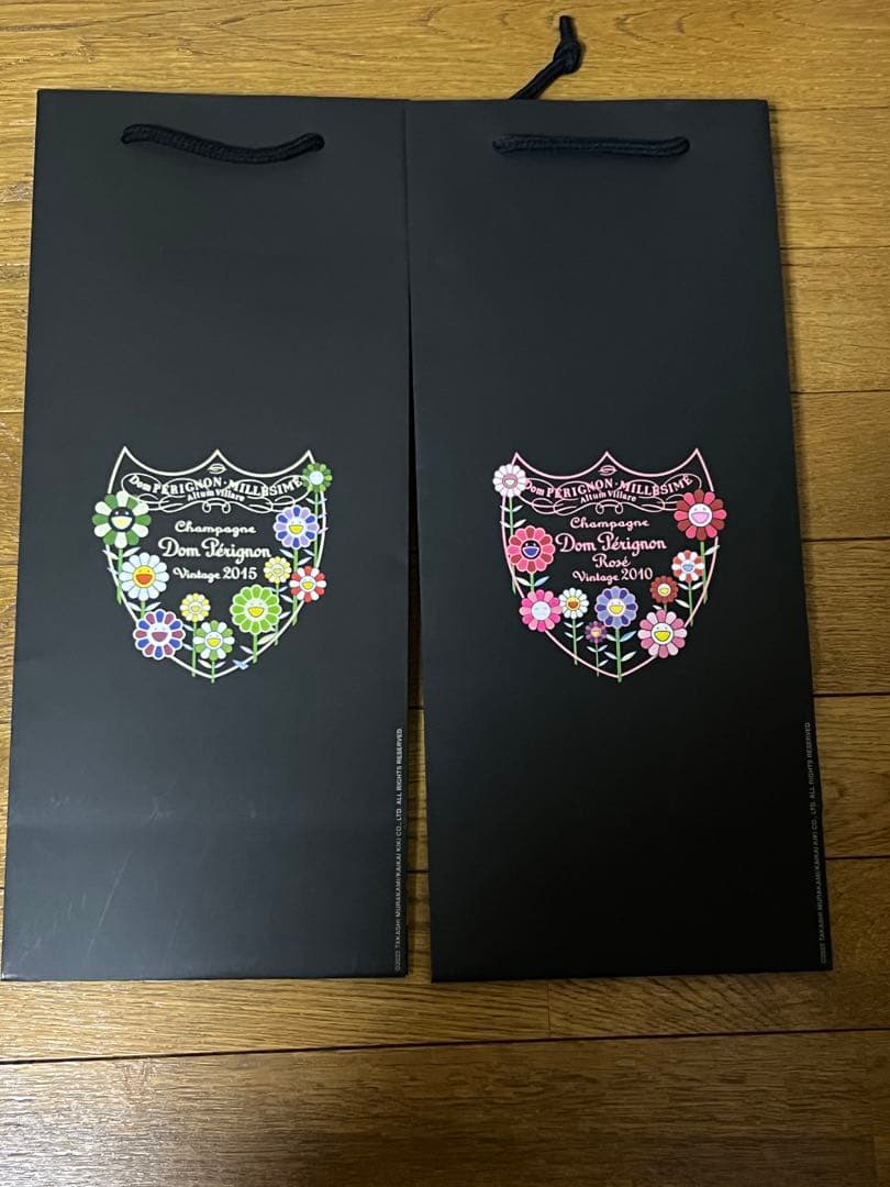 ドン・ペリニヨン×村上隆 コラボ　箱入り　未開封　白　ロゼ　2本セット
