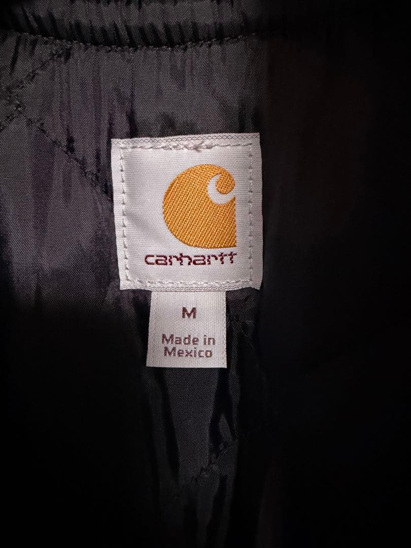 Carhartt キルティングベスト ブラック　M