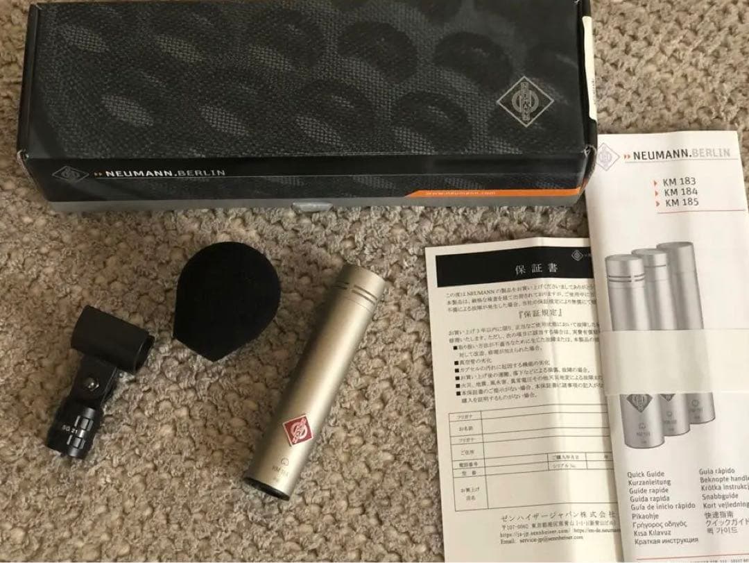 【美品】Neumann KM184 コンデンサーマイク