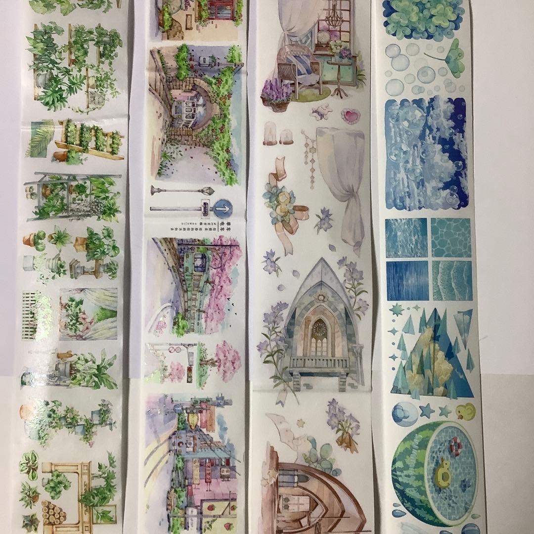 中古　海外マステ　まとめ売り　和紙　装飾　背景　④