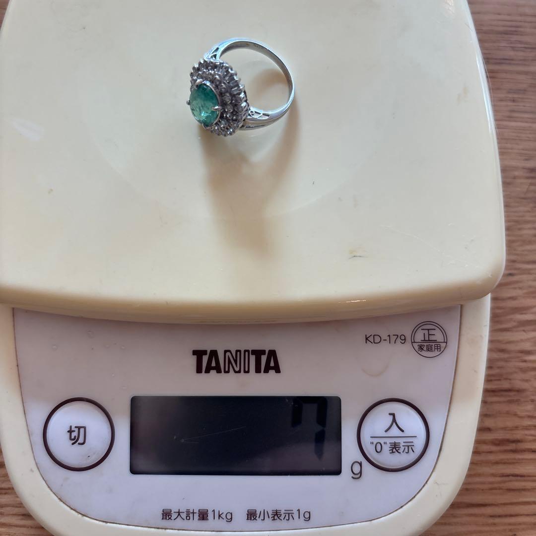 パライバトルマリン　ブラジル　リング