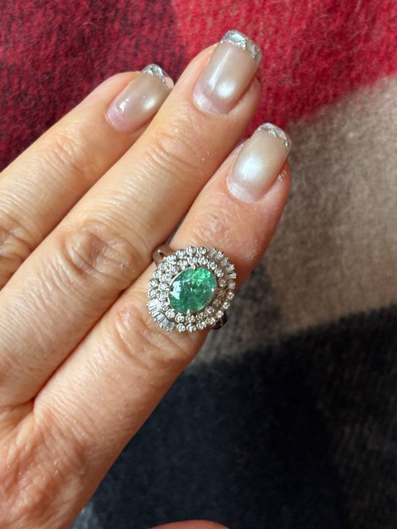 パライバトルマリン　ブラジル　リング
