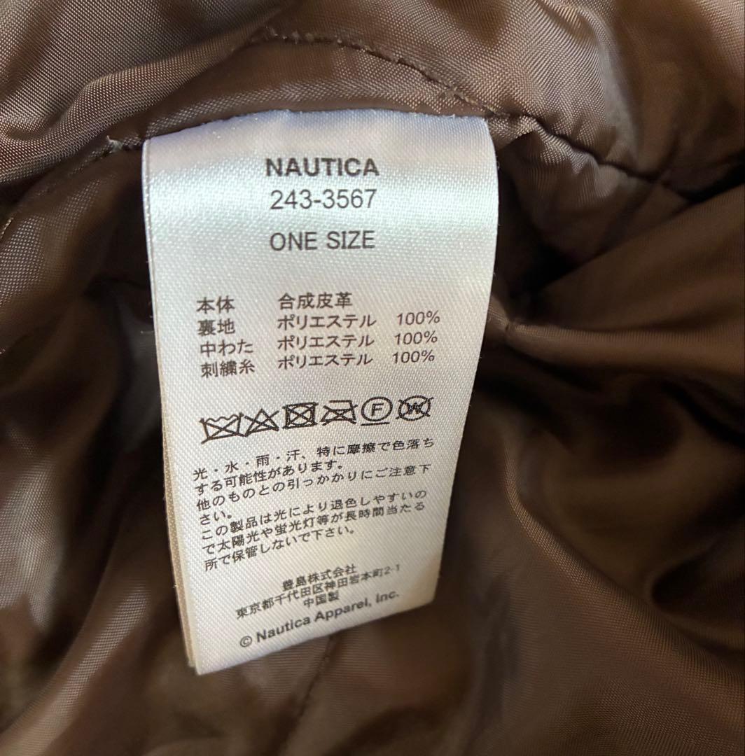 NAUTICA ノーティカ フェイクレザージャケット　ブルゾン