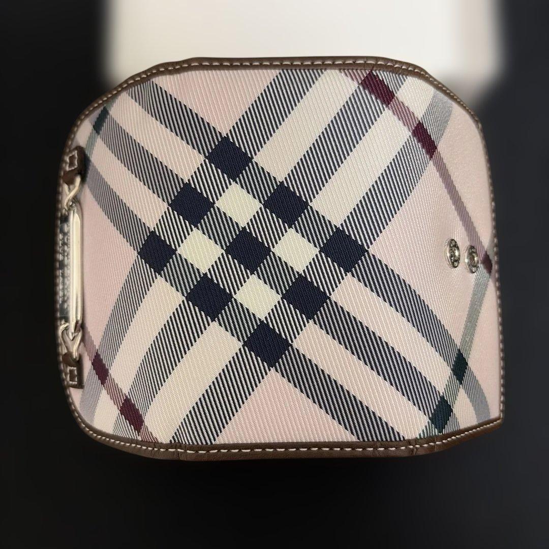 【新品未使用】Burberry ピンク チェック柄 6連キーケース