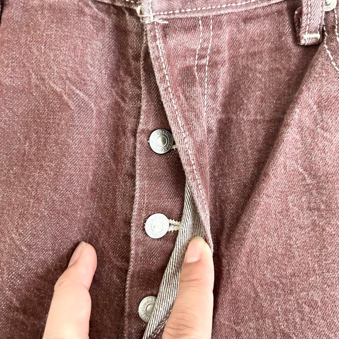希少カラー　Levi's 501XX ストレートデニム　W36 バーガンディ