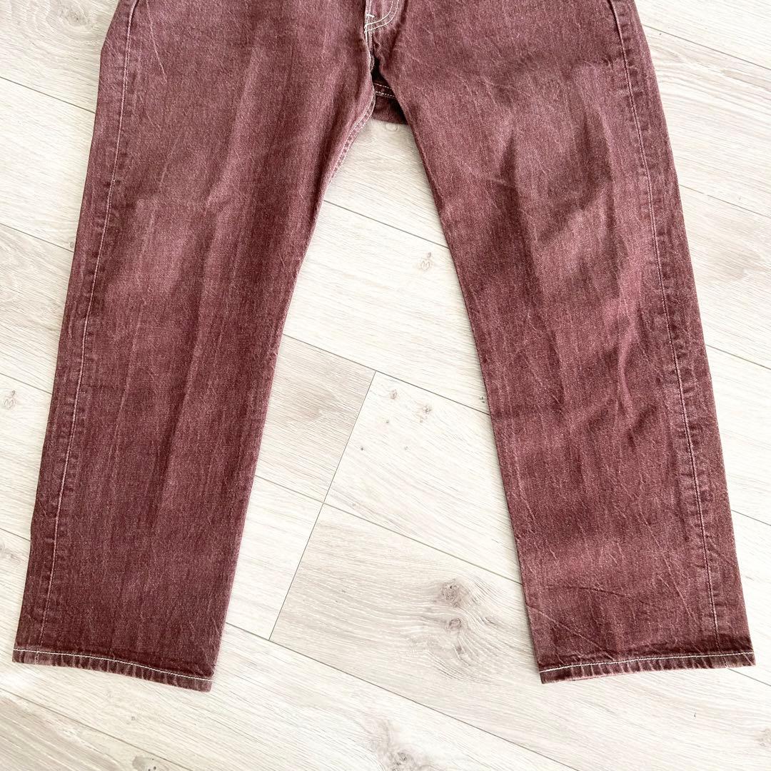希少カラー　Levi's 501XX ストレートデニム　W36 バーガンディ