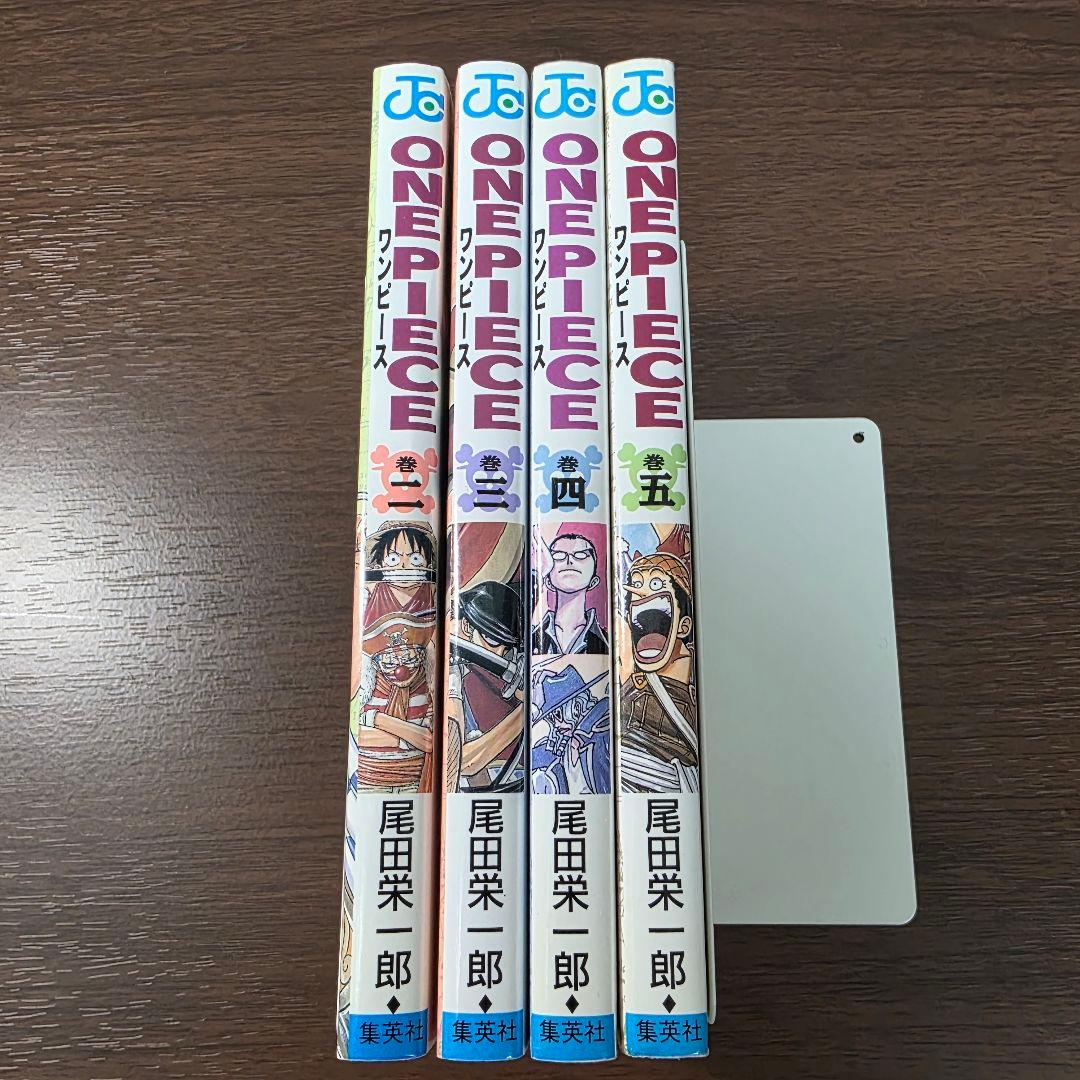ONE PIECE 2巻 3巻 4巻 5巻 初版 ②