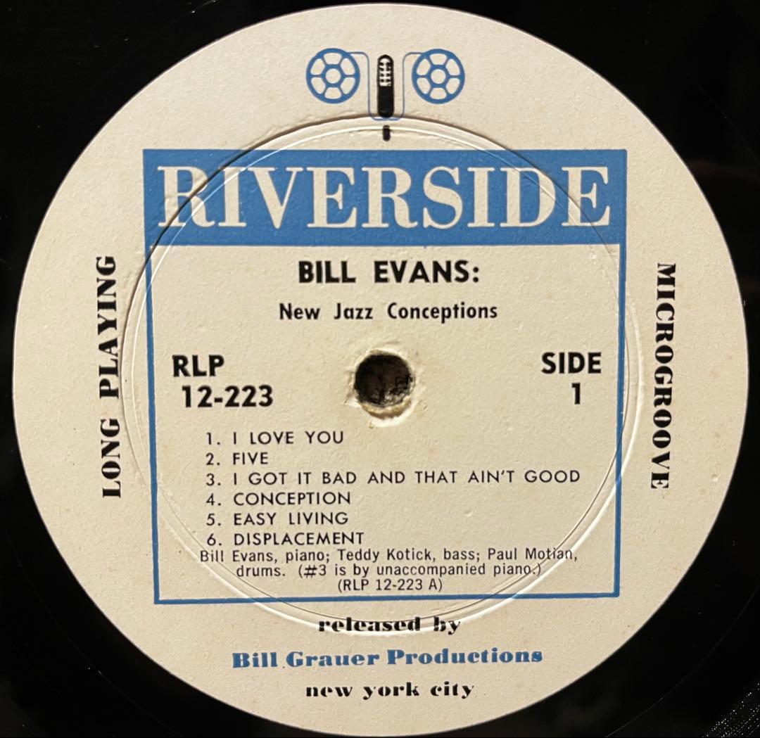USオリジナル Bill Evans New Jazz Conceptions