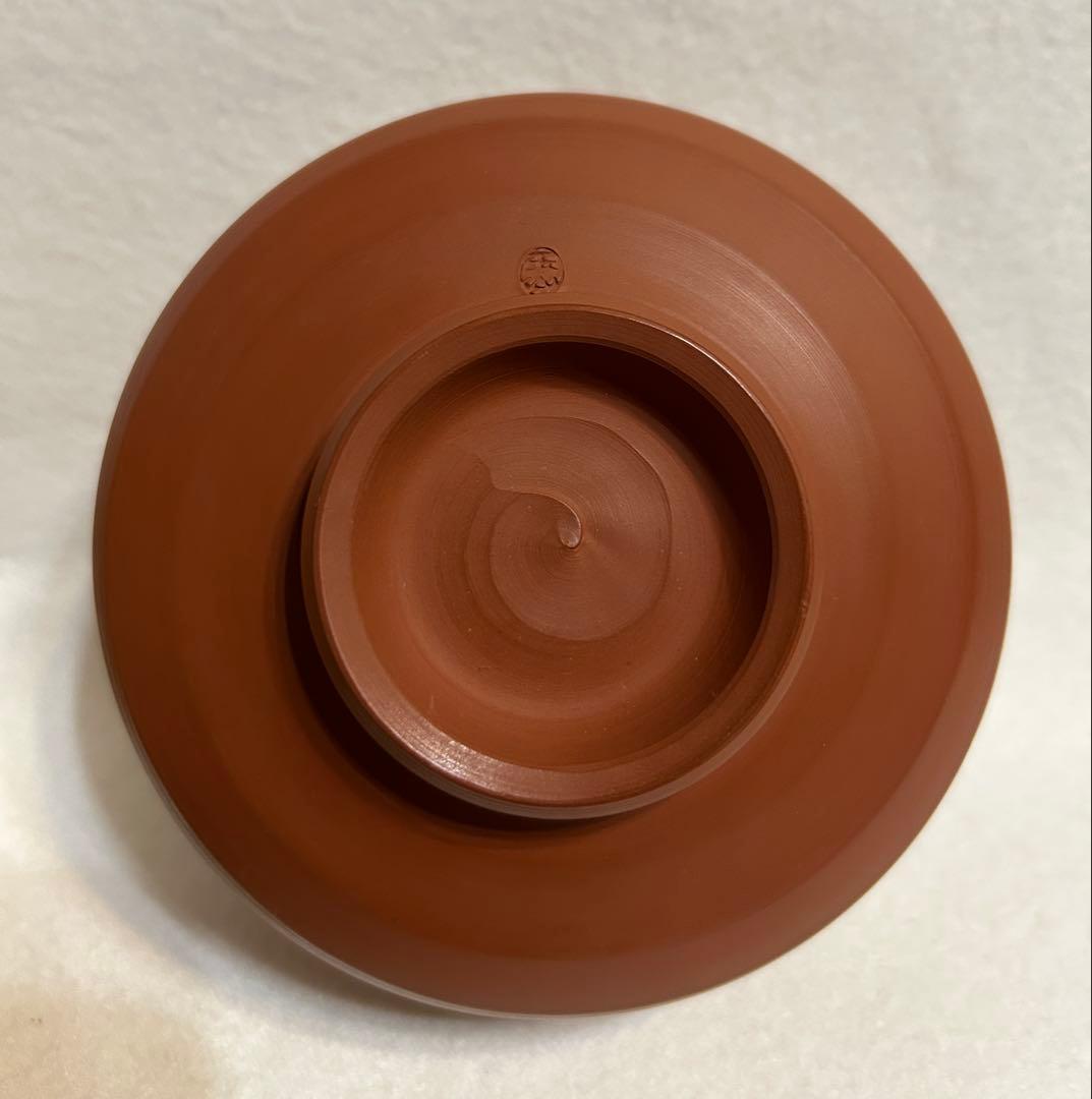 中静玉山作 佐渡無名異焼 抹茶碗 玉山 茶碗 陶芸 木箱 共箱 無名異