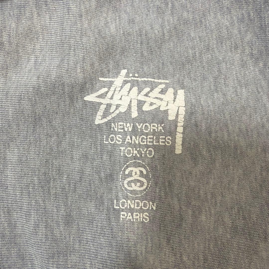 Stüssy グレー フーディ Lサイズ