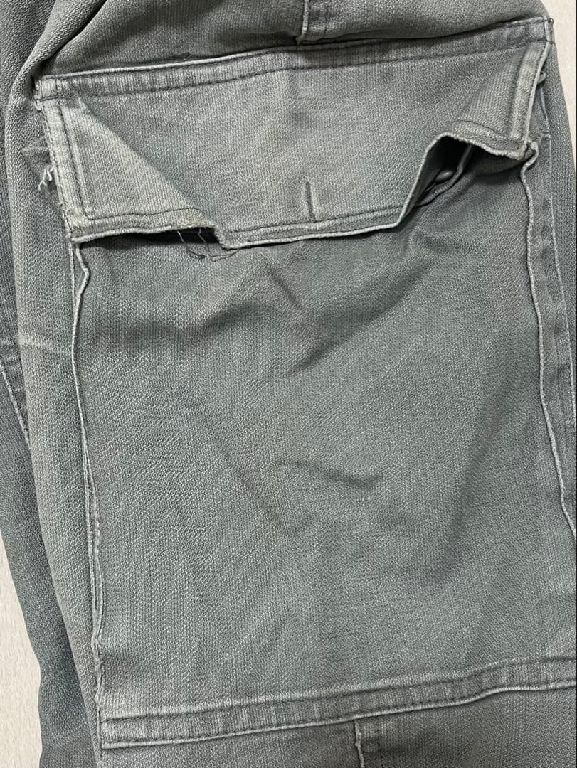 90s GERMAN MILITARY モールスキンカーゴパンツ Lサイズ