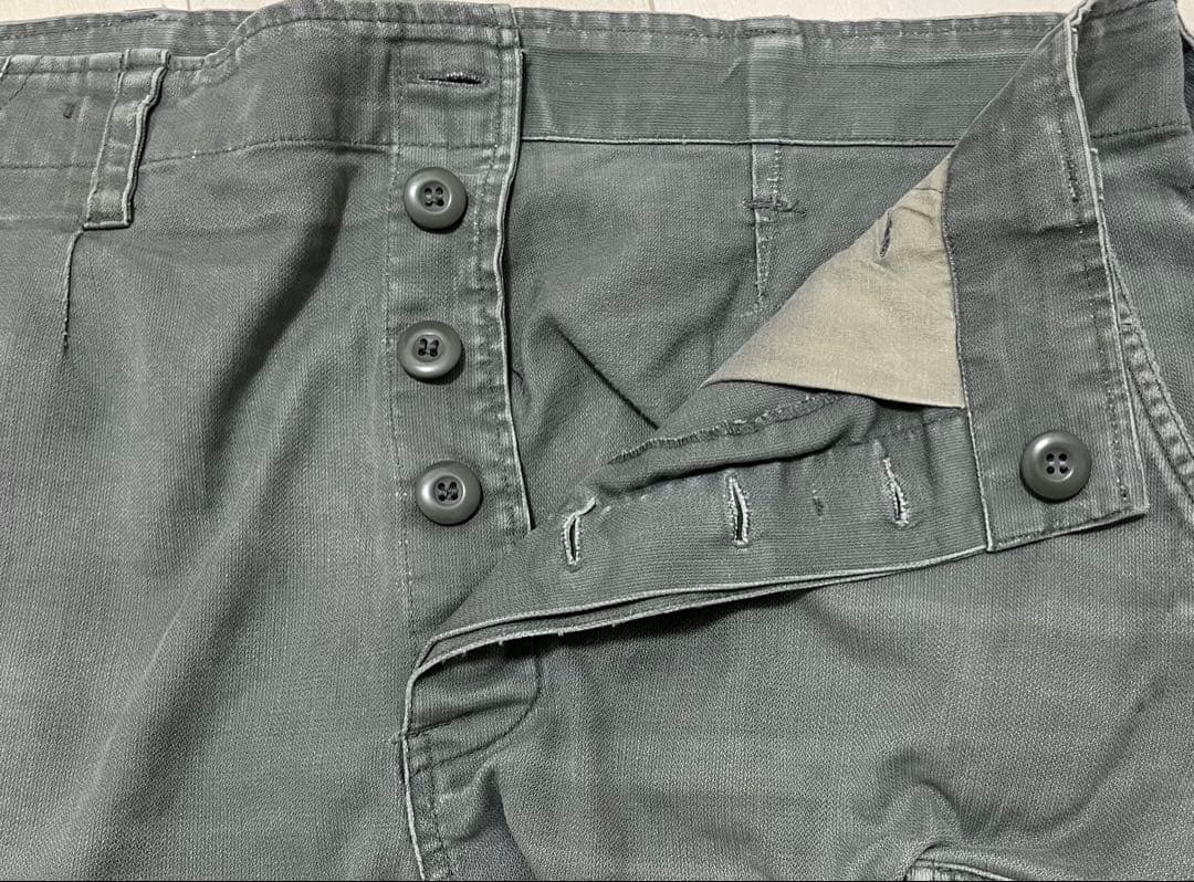 90s GERMAN MILITARY モールスキンカーゴパンツ Lサイズ