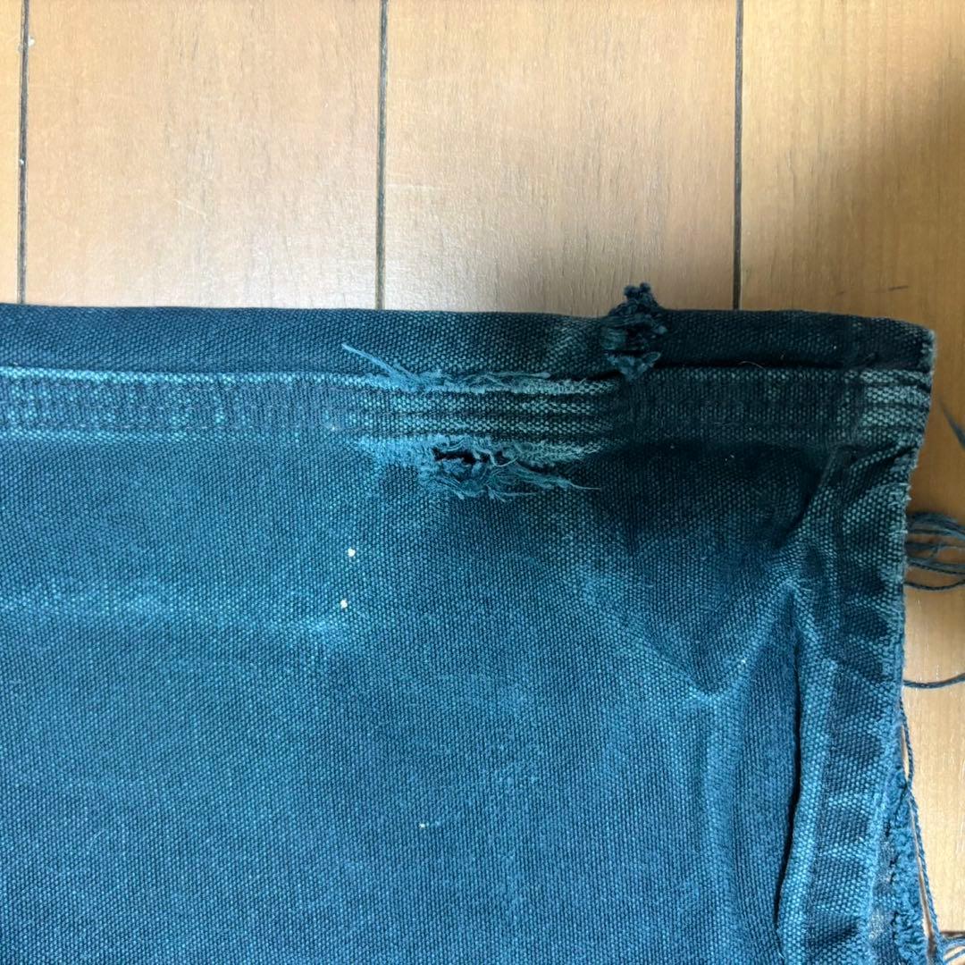 Carhartt ダブルニーワークパンツ　ブラック　メキシコ製　襤褸　B136