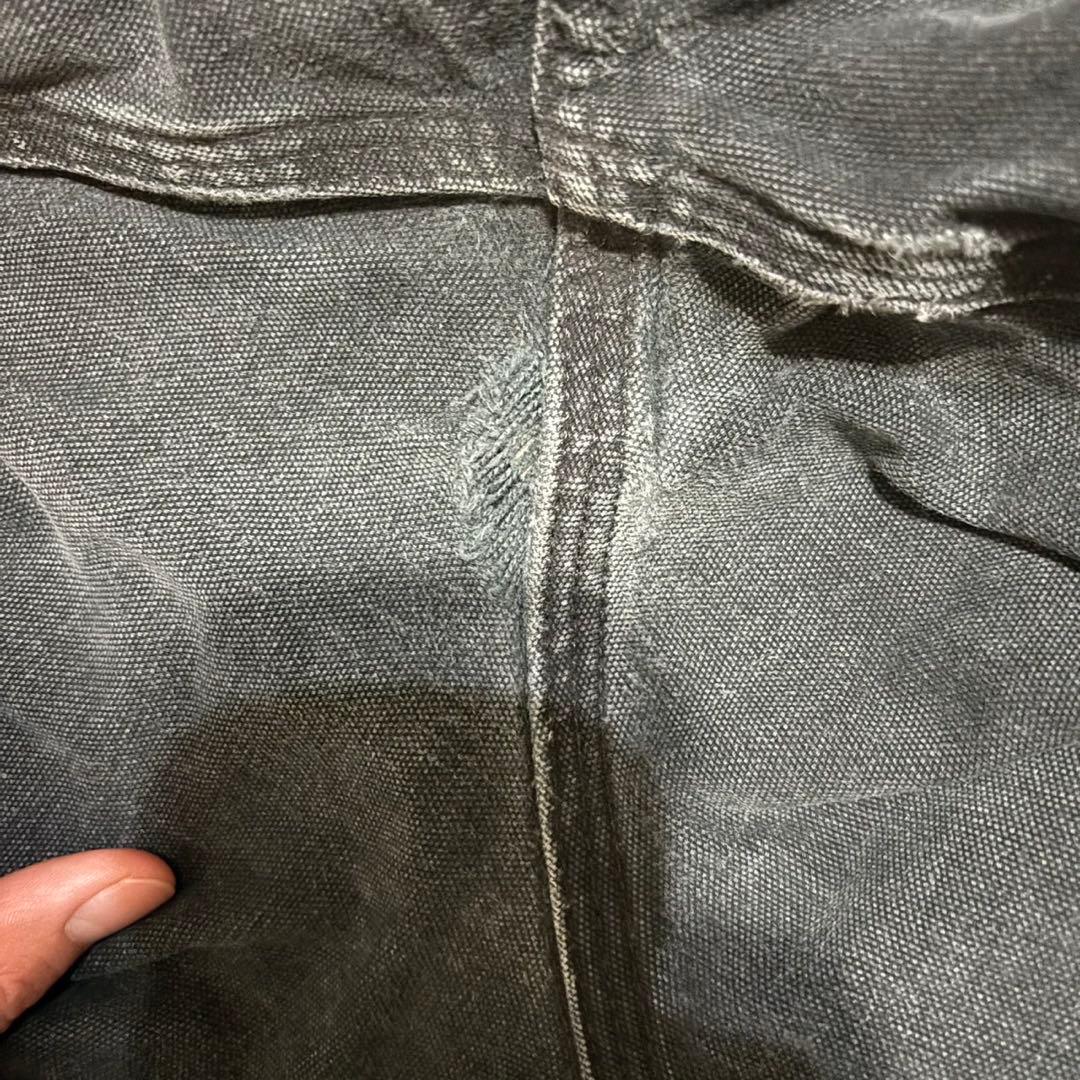 Carhartt ダブルニーワークパンツ　ブラック　メキシコ製　襤褸　B136