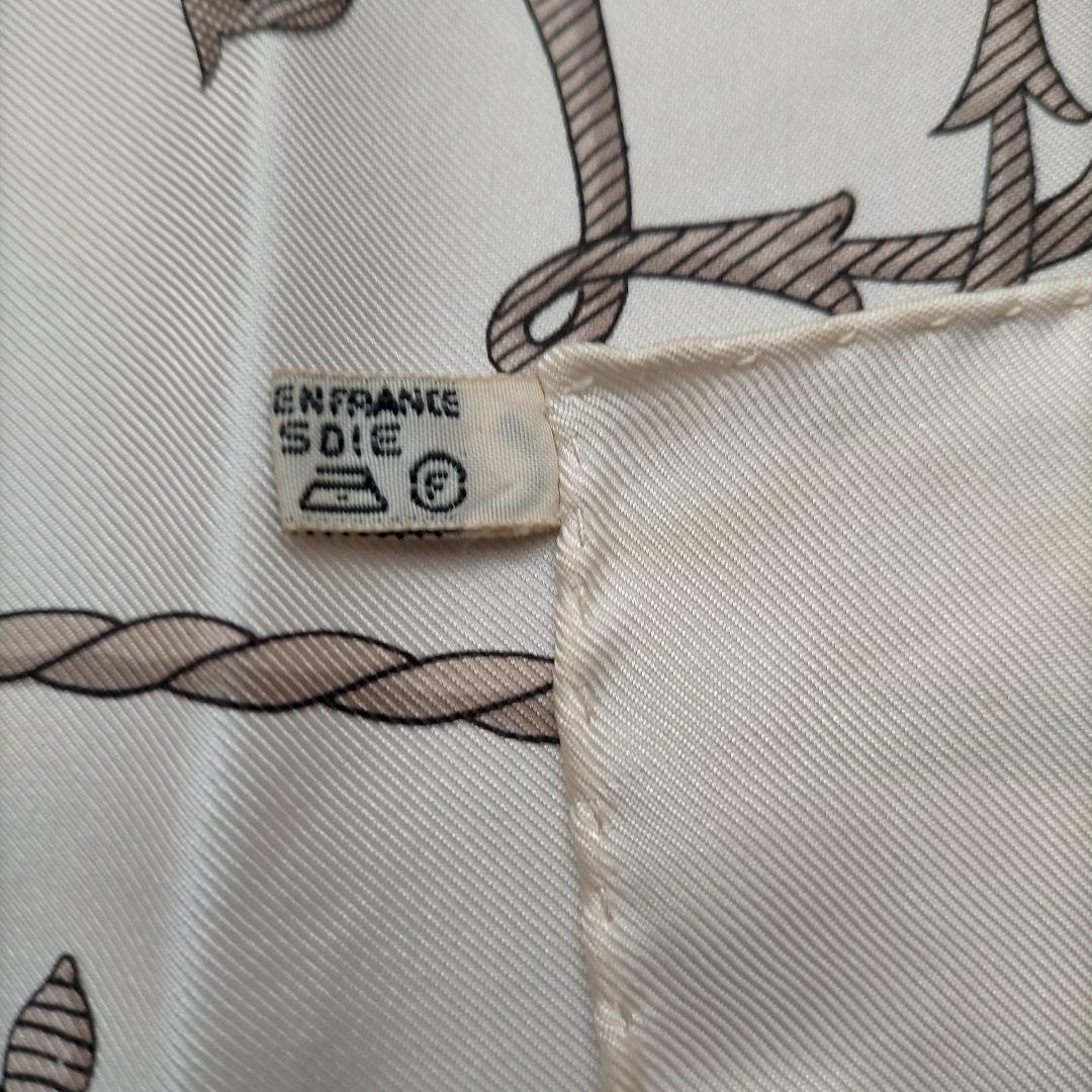 HERMES カレ スカーフ ガレー船のデザイン