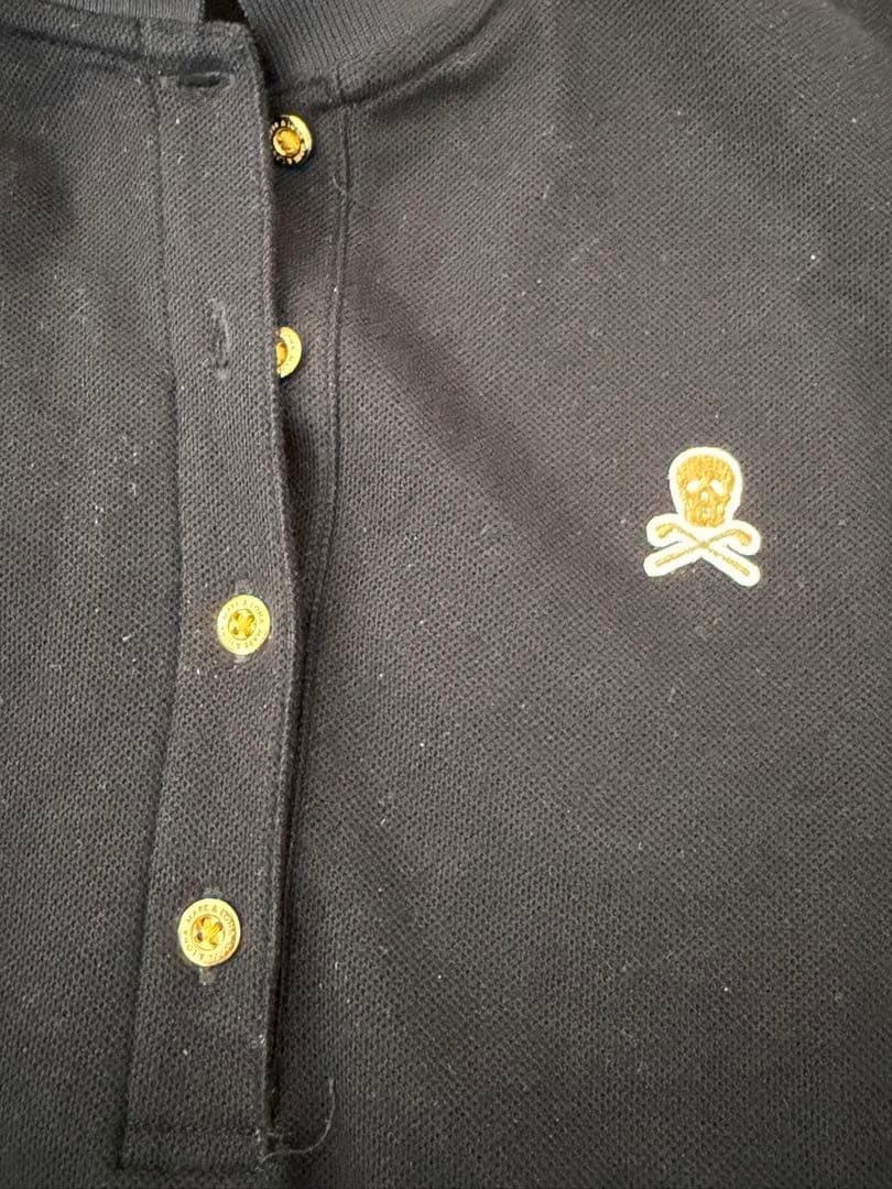 MARK & LONA ブラック ポロシャツ