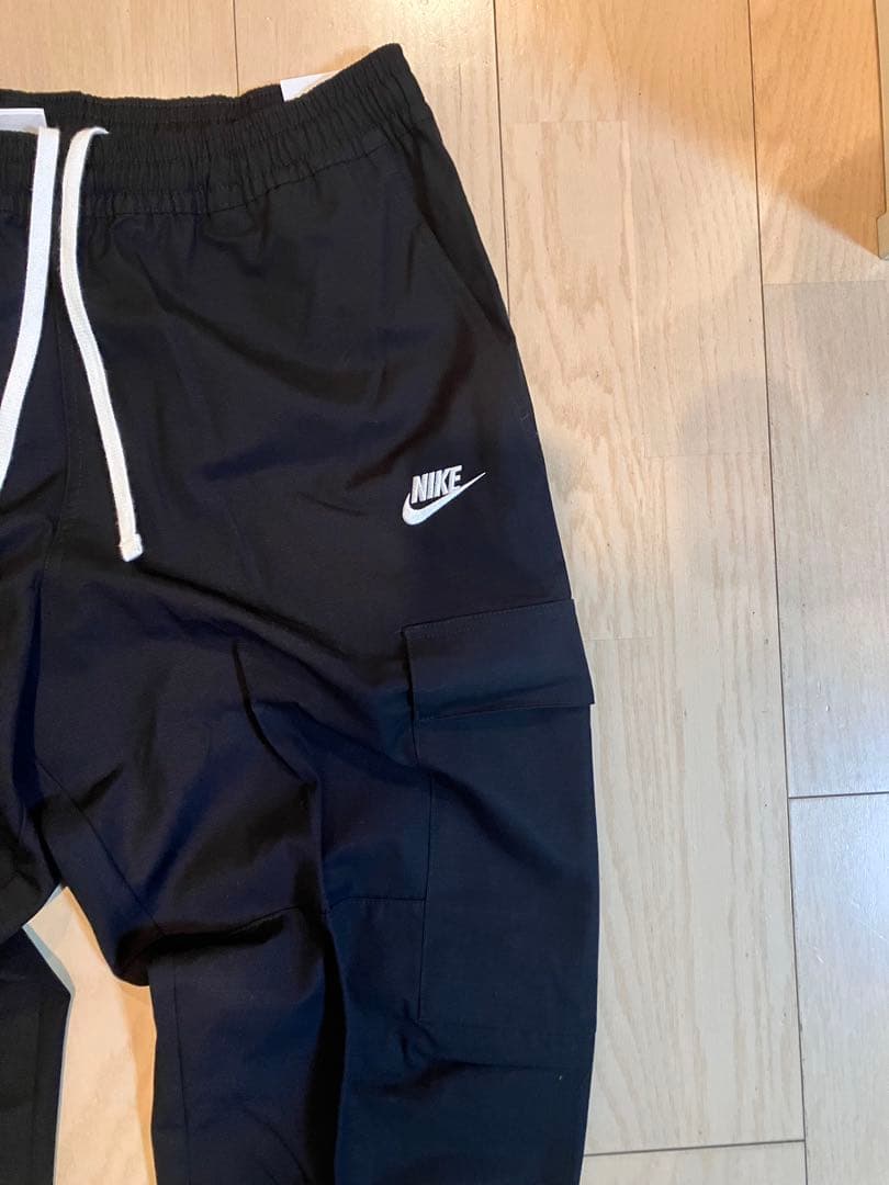 ナイキ NIKE クラブ カーゴウーブンパンツ 新品 M ブラック ミリタリー