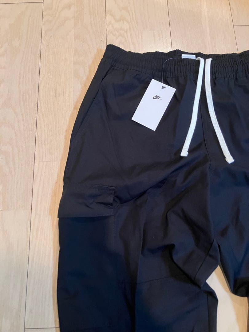 ナイキ NIKE クラブ カーゴウーブンパンツ 新品 M ブラック ミリタリー