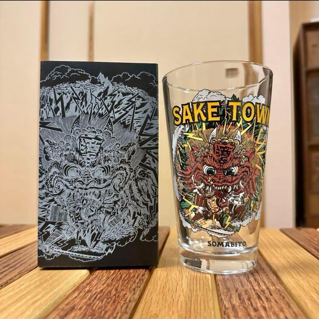 ほぼ新品【SOMAnoPINT GLASS酒呑童子】