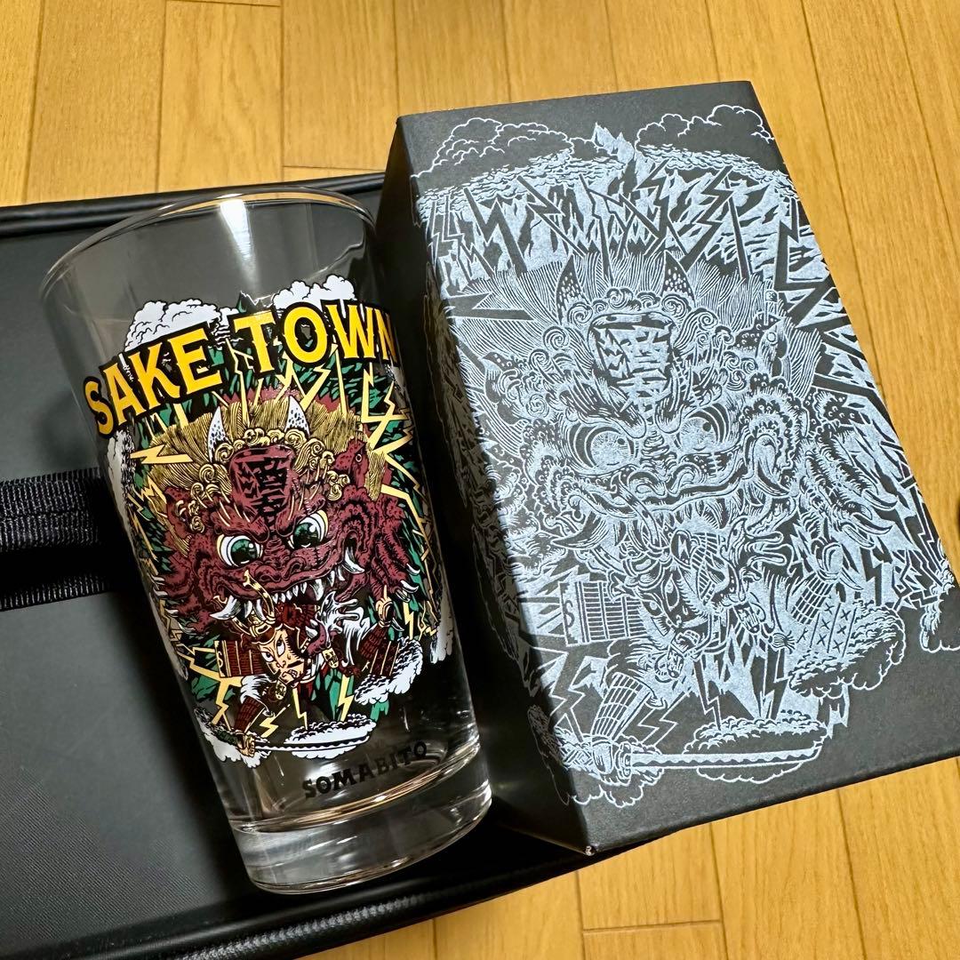 ほぼ新品【SOMAnoPINT GLASS酒呑童子】