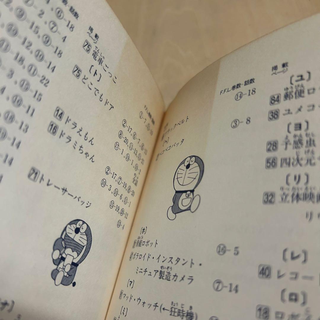 F.F.ランド・スペシャル ドラえもん道具カタログ 中央公論社 初版