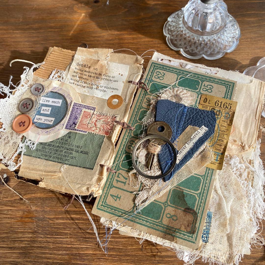 junkjournal♡ジャンクジャーナル collage note