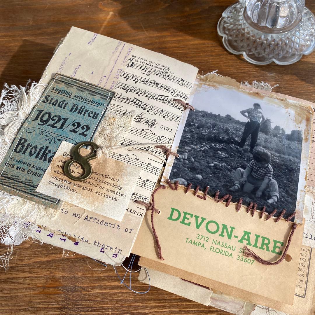 junkjournal♡ジャンクジャーナル collage note