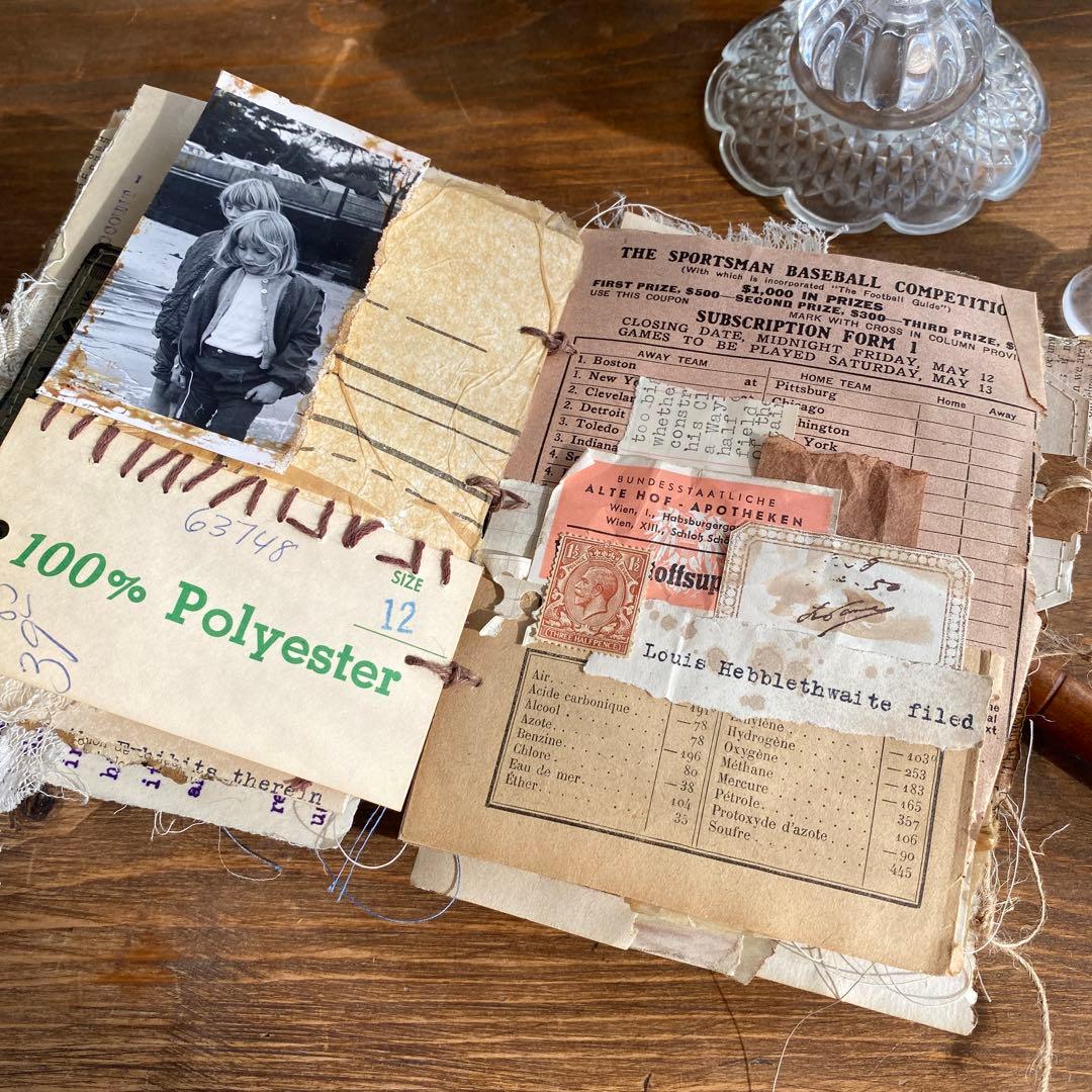 junkjournal♡ジャンクジャーナル collage note
