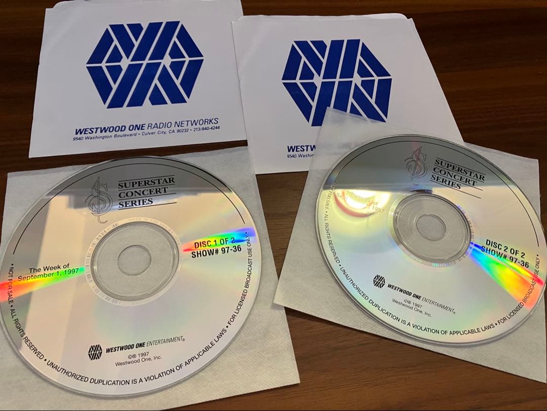 Neil Young/westwood one’97 FMラジオライブ音源2CD