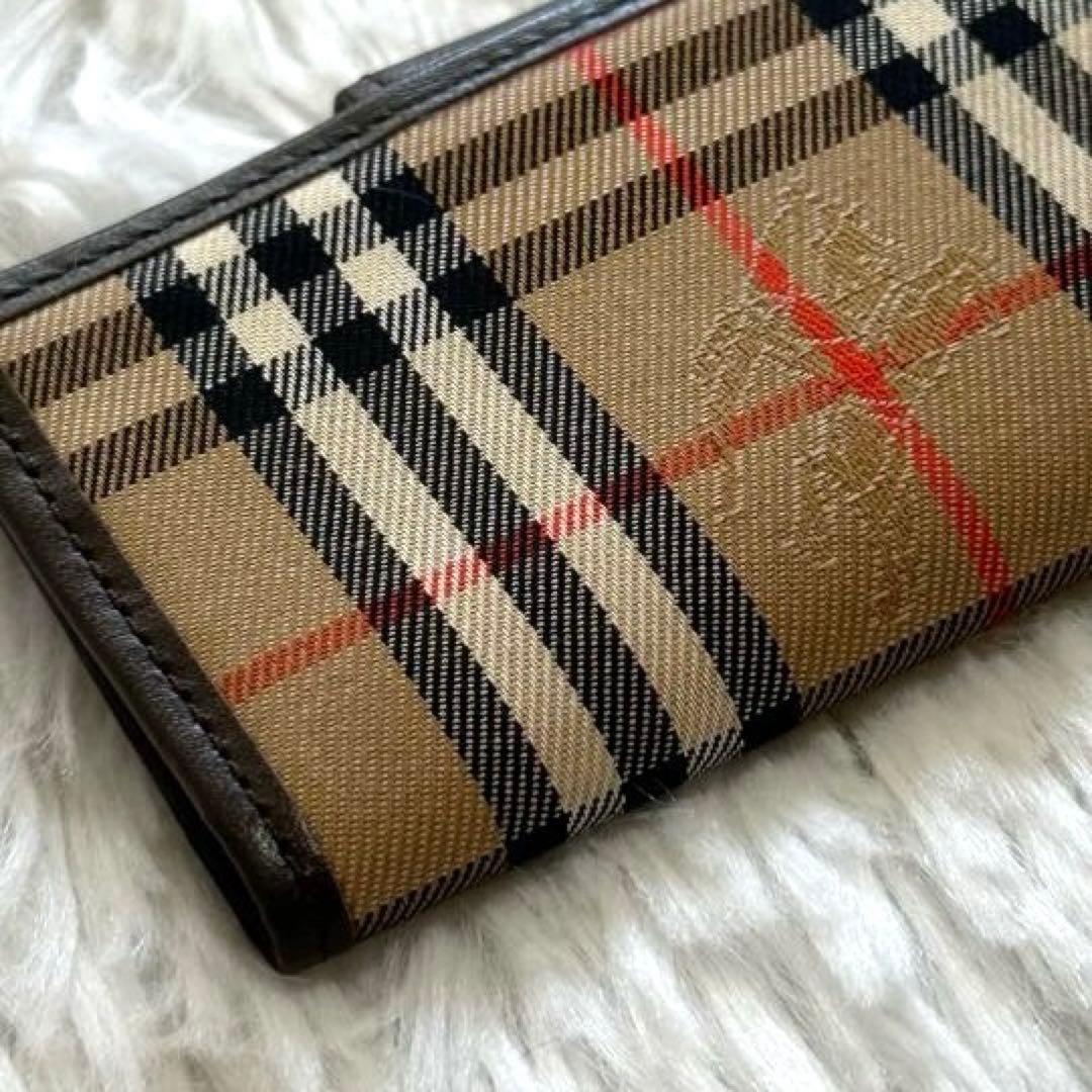 美品✨バーバリー ノバチェック 4連キーケース