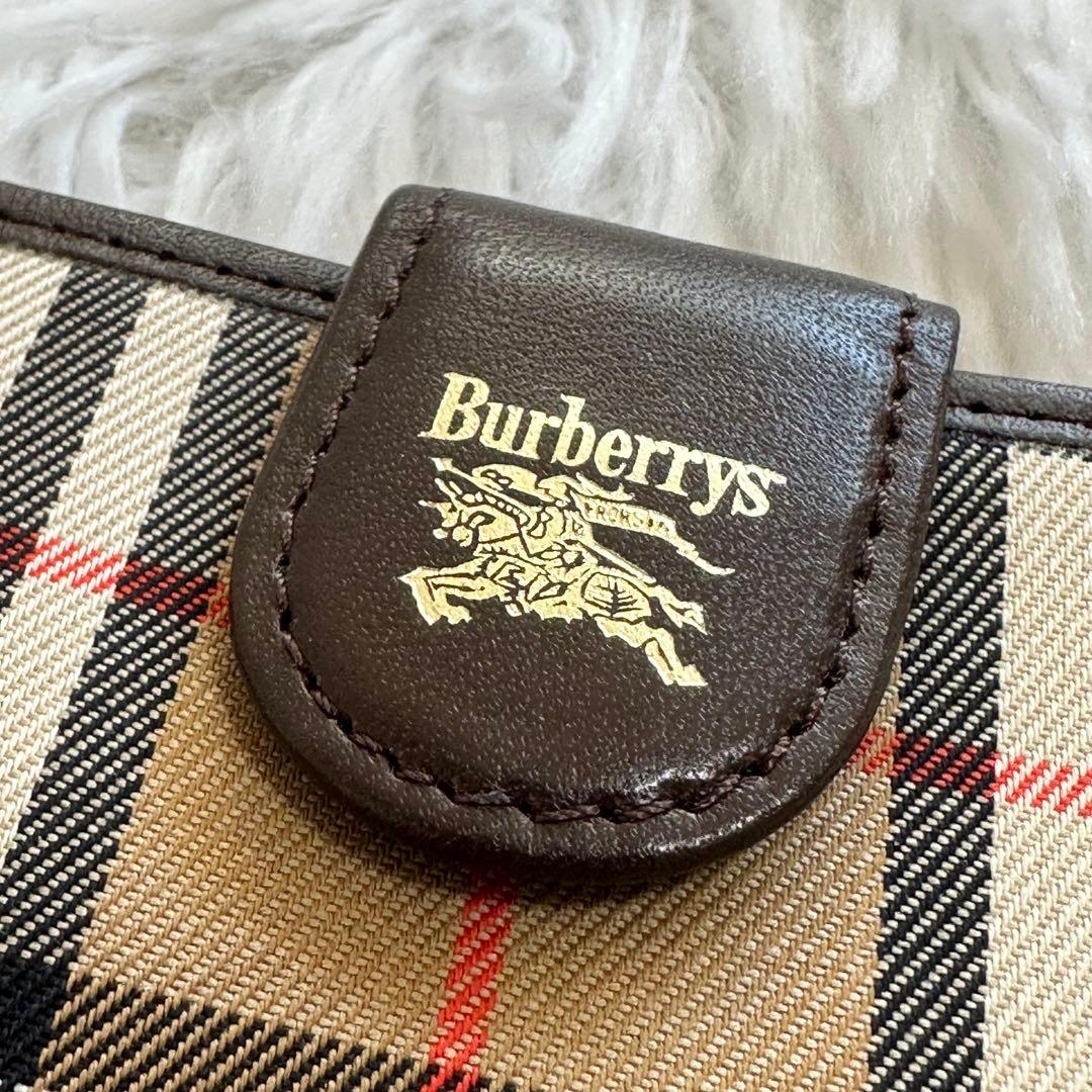 美品✨バーバリー ノバチェック 4連キーケース
