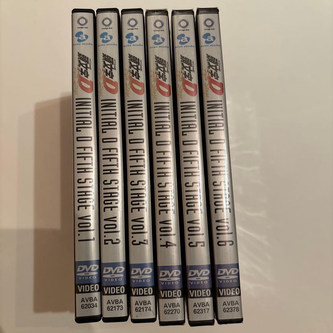 頭文字D FIfth Stage Vol.1〜6 DVD