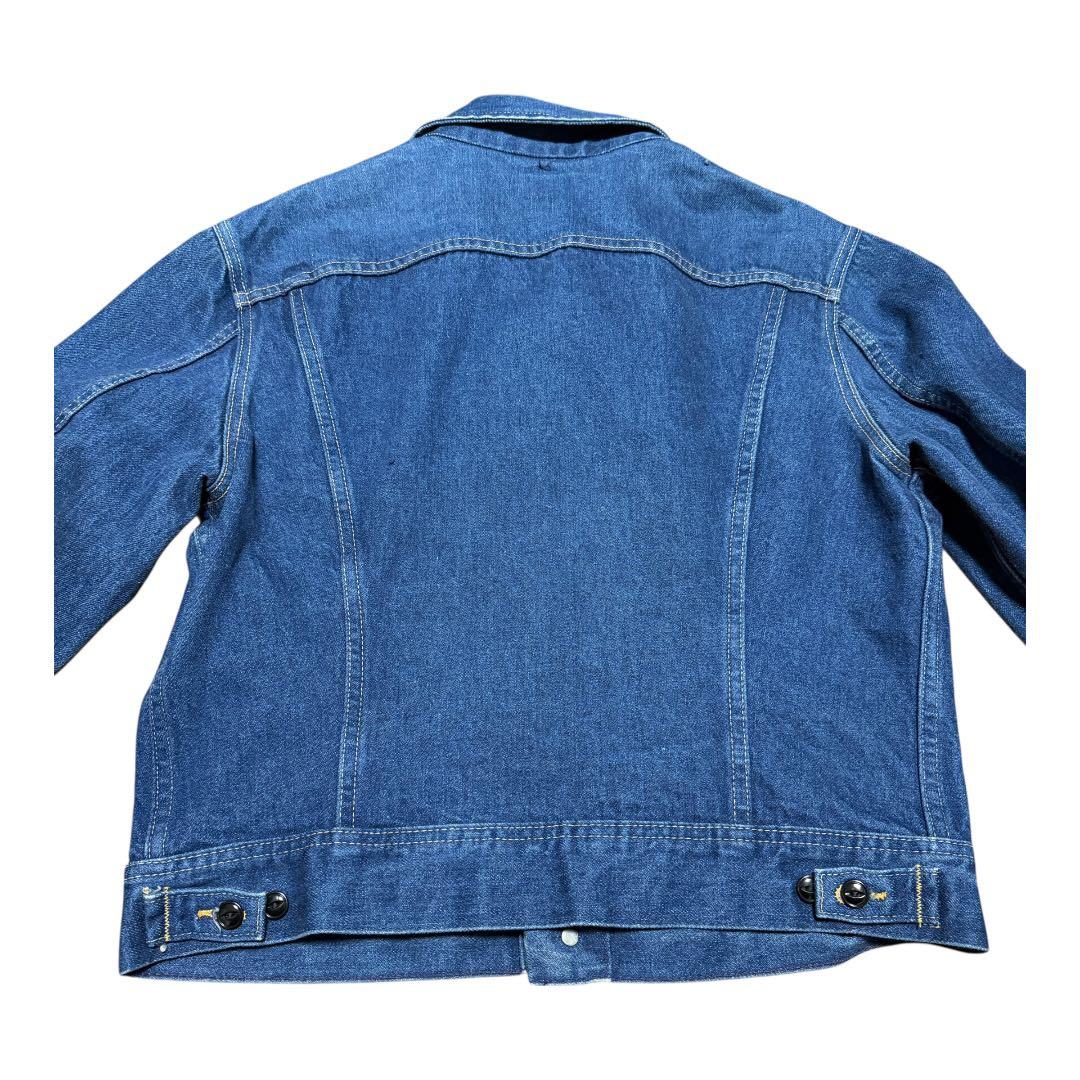 【Lee】80s 220J USA製 42R 濃紺 デニムジャケット