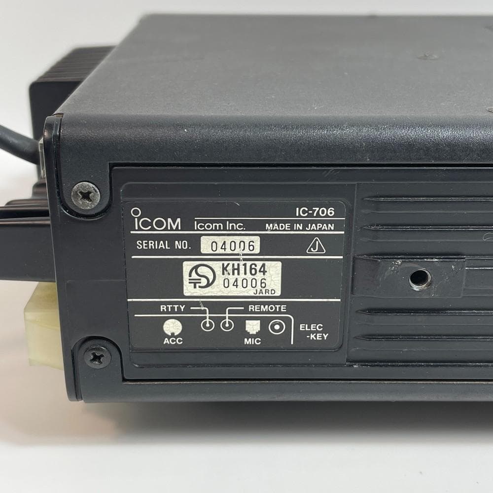 ◆icom IC‐706 トランシーバー ジャンク品 01094