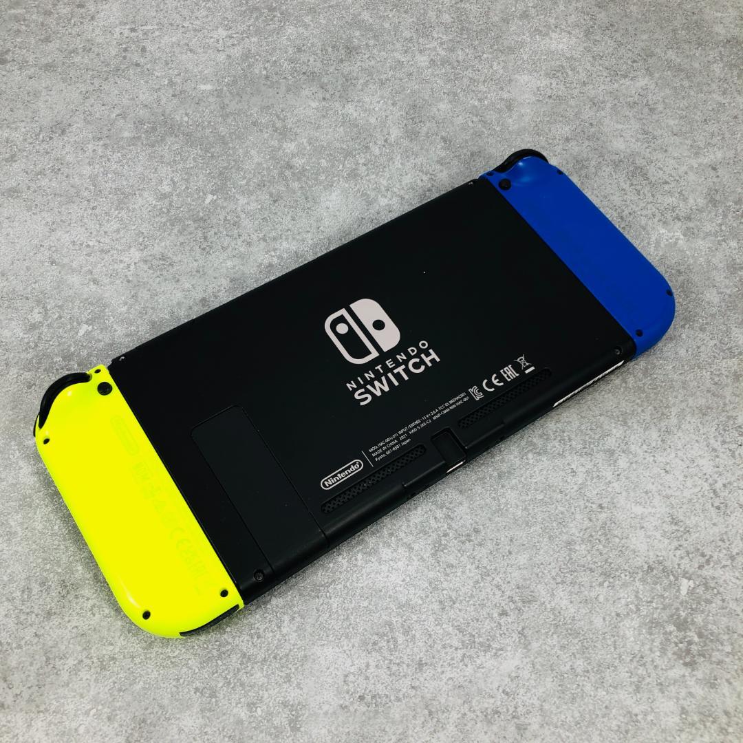 【美品】 バッテリー強化版 Nintendo Switch 本体 ブルーイエロー