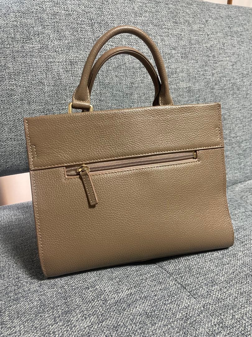 Demi-Luxe BEAMS コンパートメント ミニバッグ　本革　牛革