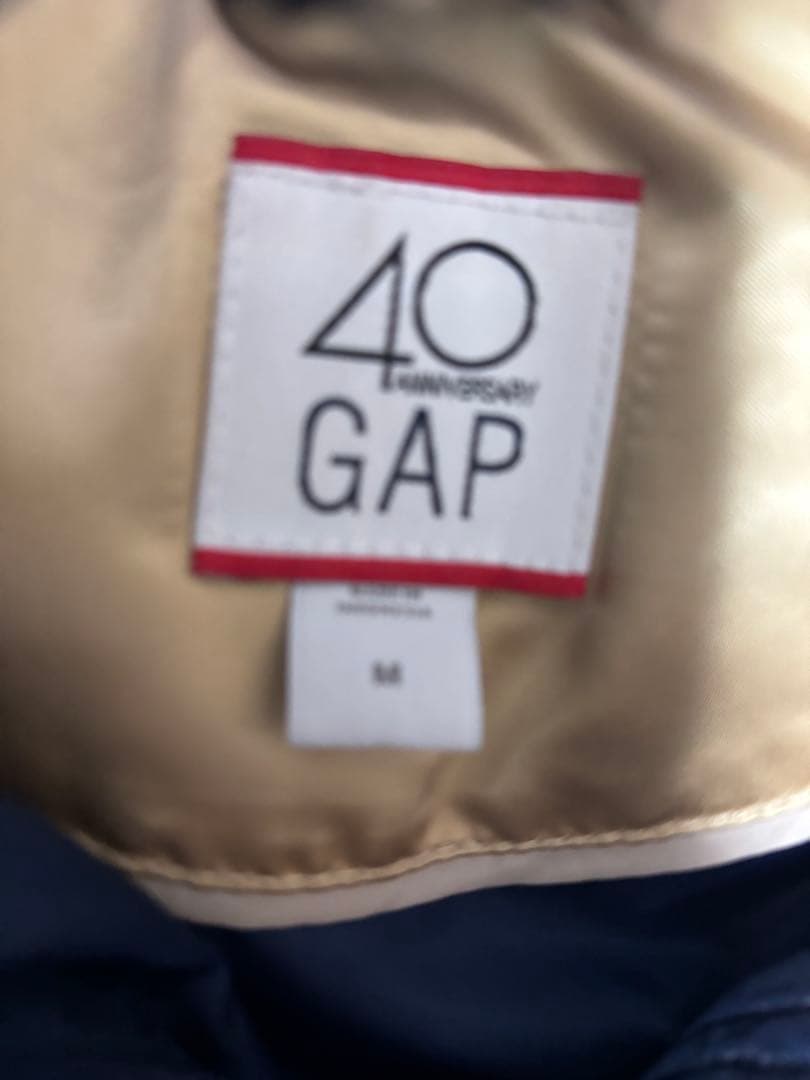 激レア 非売品 GAPダウン ベスト フード付き40周年記念品