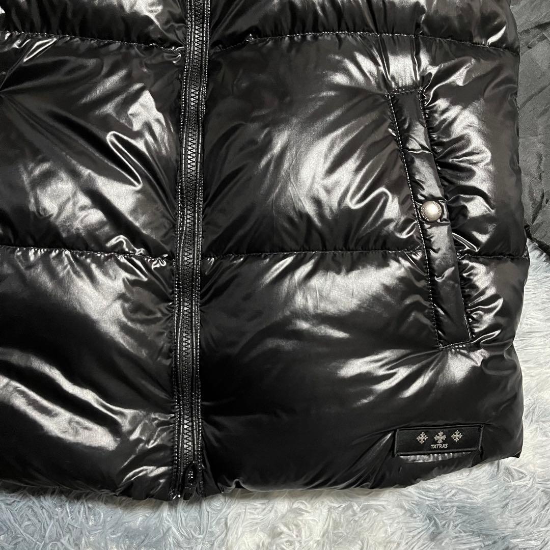美品　TATRAS タトラス リバーシブル ダウンベスト ペイズリー柄　L