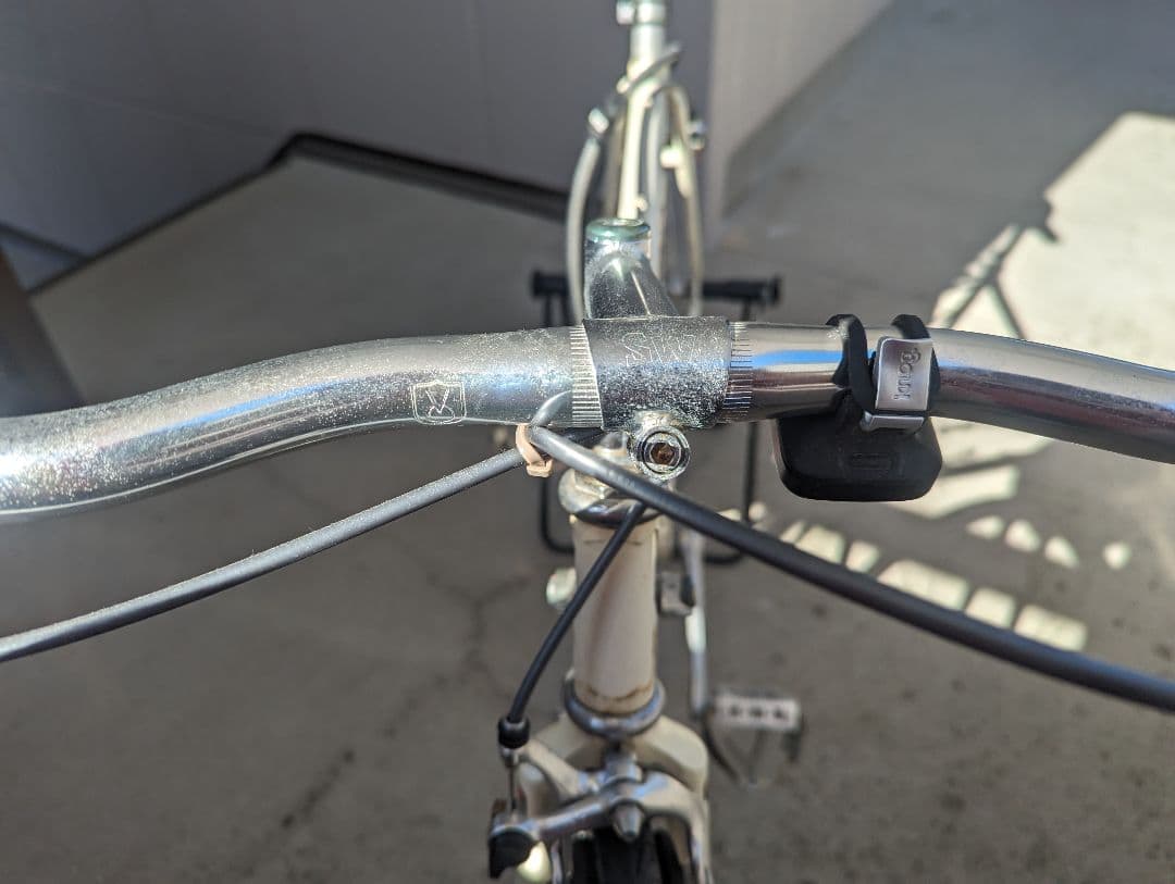 自転車　パナソニックのロードをピストに