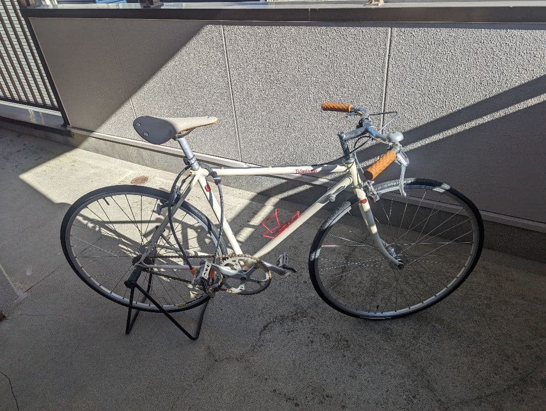 自転車　パナソニックのロードをピストに