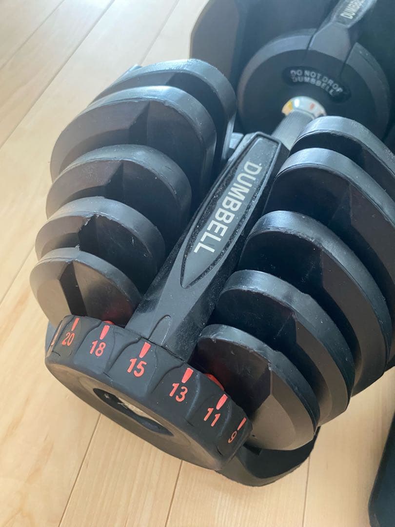 可変式ダンベル 5kgから40kg 4/3