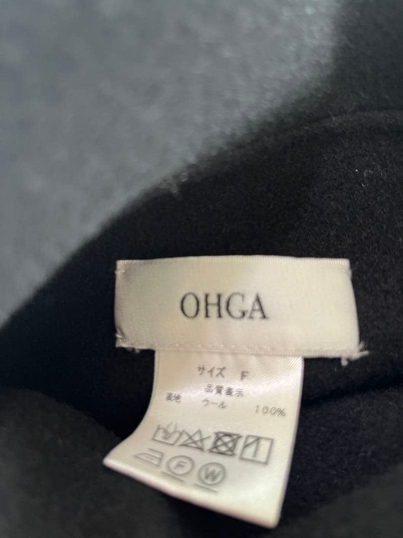 k*!様 OHGA ブラック ベスト Fサイズ　美品